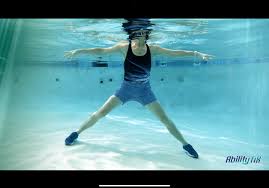 Jumping exercise being performed, pool exercises to burn more calories