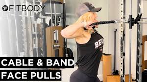 Cable and band face pull demonstration