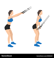 Illustration of resistance band face pulls