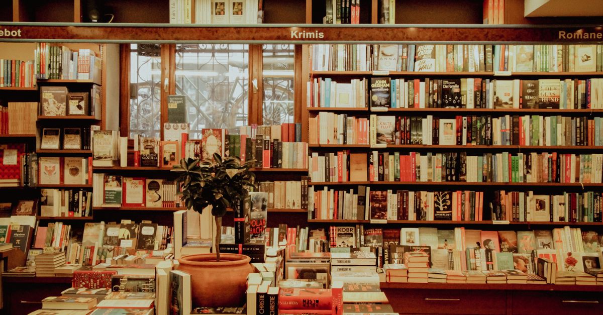 Rows of books filling a bookshop, the Korean Switch-On Diet reached readers as a book first