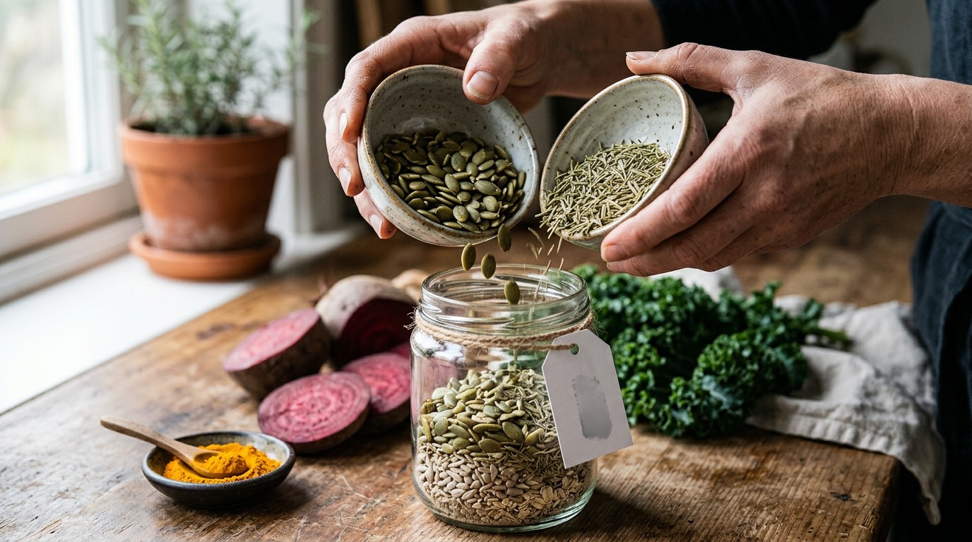 Hands assembling fresh ingredients for personalized meal prep, exploring the future of weight loss trends.